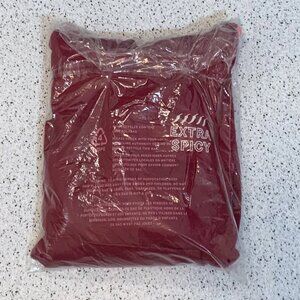 Victoria's Secret PINK Ivy Fleece Campus Pullover Hoodie medium Red Lacquer